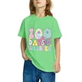 thumbnail image 4 of Fiudx Camiseta para Niños, Mezcla de Poliéster Suave, Cuello Redondo, Manga Corta, Cómoda, Informal, para Uso Diario, para Niños y Niñas, Diseño "100 Días de Clases", para Usar En Las Cuatro Estacion, 4 of 6