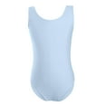 thumbnail image 6 of Girls' Solid Color Dance Leotard with Skirt Set for Ballet Gymnastics and Practice, 6 of 7