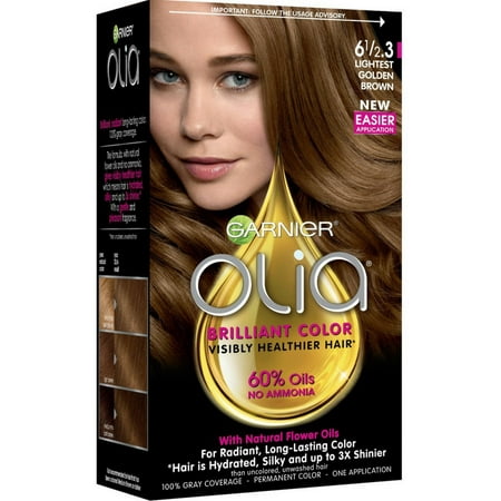 Garnier Olia Ammonia Free Hair Color 6 1 2 3 Lightest Golden