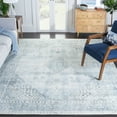 thumbnail image 2 of SAFAVIEH Restoration Vintage Quentin Medallion Area Rug, Grey/Light Blue, 9' x 12', 2 of 11