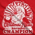 thumbnail image 2 of Mens 1974 Christmas Music Karaoke Champion T shirt Funny Vintage Graphic Tee Graphic Tees, 2 of 7