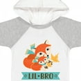 thumbnail image 4 of Inktastic Little Brother Woodland Fox Lil Bro Boys Baby Bodysuit, 4 of 5