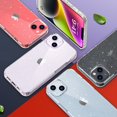 thumbnail image 5 of ULAK Glitter Case for iPhone 14 Plus, Clear Slim Shockproof Bumper Phone Case for Apple iPhone 14 Plus 2022 for Women Girls, Crystal Sparkle, 5 of 10