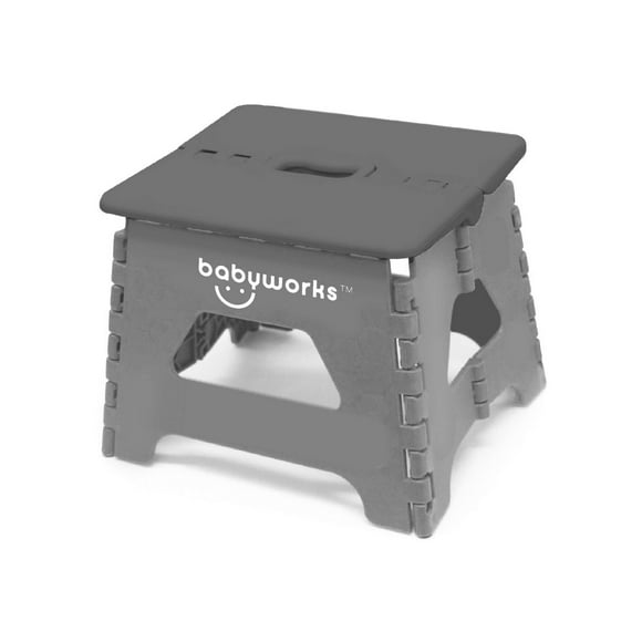 Escabeau pliant babyworks™ - Gris
