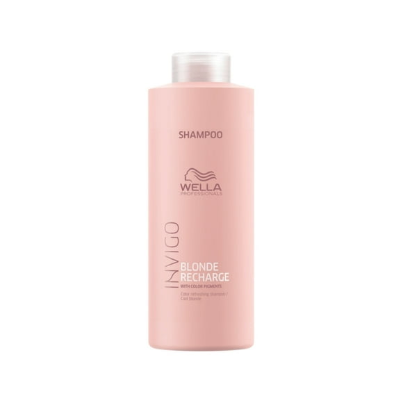 Wella Invoigo Blonde Recharge Color Shampooing Rafraîchissant pour Blondes Fraîches, 1 L