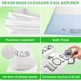 thumbnail image 2 of Trash Bags 15 Gallon Tall Kitchen Drawstring Garbage Bags,Fit 13-15 Gal Bins,Extra Strong&Leak-Proof,Unscented&Recyclable Trash Can Liners for Home Office Industrial Bathroom Garden Lawn, 2 of 4