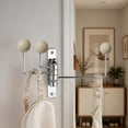 thumbnail image 4 of TACILIP Mens Gifts, Vintage Rotating Wall Hooks Multi Functional Iron Coat Rack With Solid Wood Ball Decorative Hanger For Entryway Bedroom Wardrobe Hats Bags, Storage Shelf, 1PC, 4 of 6