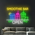 thumbnail image 4 of Handmadetneonsign Smoothie Bar Open Neon Sign, Smoothie Fruit Wall Art Decor, Drink Store Wall Decor, 4 of 5