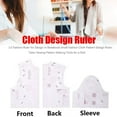 thumbnail image 3 of 1:3 Cloth Design Ruler Transparent French Curve Ruler Measure Ruler Design Ruler Pattern Making for Doll Sewing Tool, 3 of 7