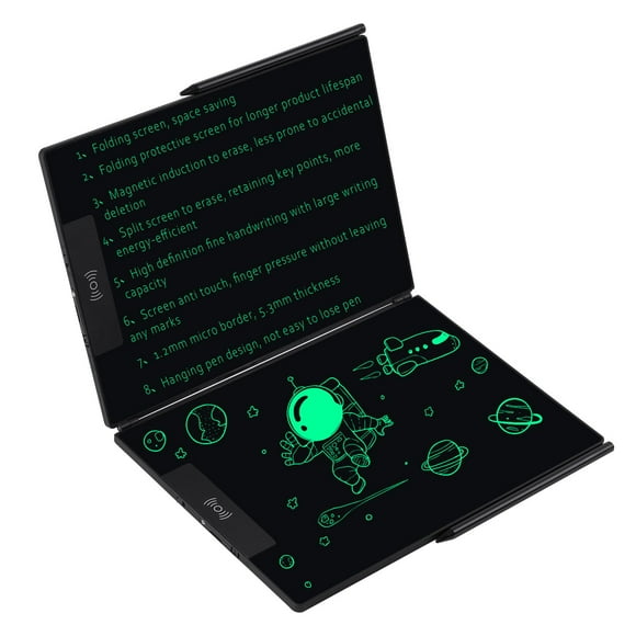 Tableta de escritura Amoretti Sonnet de 14,3 pulgadas plegable con funda