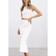 thumbnail image 4 of Conjunto de 2 Piezas para Mujer PRETTYGARDEN Falda Midi Blanca XL, 4 of 8