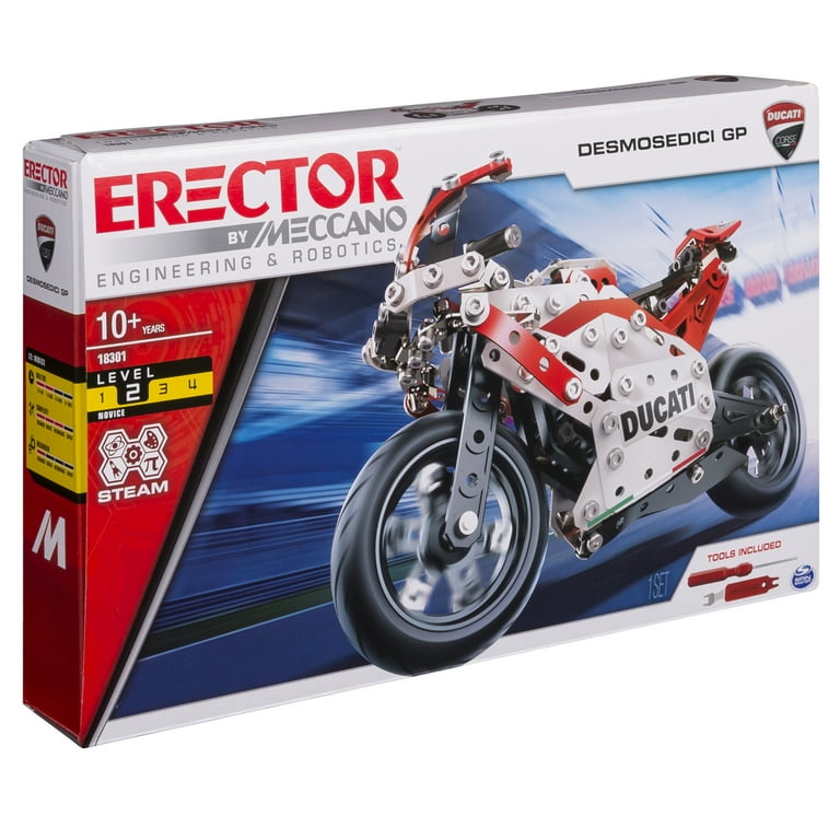 Meccano Engineering & Robotics Motorcycles Motos 5 In 1