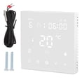 thumbnail image 2 of Termostato inteligente con pantalla táctil y temporizador WiFi, control por teléfono móvil, pantalla digital, 90-240 V, 2 of 14