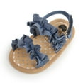 thumbnail image 4 of 0-18M Baby Girls Flower Pleated Outdoor Sandals Summer Princess Shoes0-18M, 4 of 7