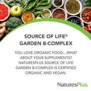 NaturesPlus Source of Life Garden B-Complex - 60 Capsules - 30 Servings