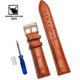 thumbnail image 1 of Correas de reloj de cuero genuino 12/14/16/18/20/22/24 mm correa de reloj hebilla de acero pulsera de correa de muñeca de alta calidad + herramienta Tan Jianjun unisex, 1 of 2