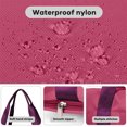 thumbnail image 6 of Gynky Travel Duffel Bag for Women Men Waterproof Carry On Expandable Duffle Tote Shoulder Weekender Overnight Bags w/ 3 Front Pocket/Wet Dry Pocket/Trolley Sleeve, Sport Dance Gym Luggage, 6 of 10