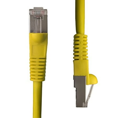 ntw 3' cat5e snagless shielded (stp) network patch cable - yellow - 345-s5e-003yl