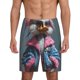 thumbnail image 1 of Balery Lady Duck Pantalones cortos de pijama de punto de algodón para hombre con cinturilla y bolsillos-4X-Large, 1 of 6