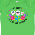 thumbnail image 4 of Inktastic My 1st Dia De Los Muertos with Sugar Skulls and Flowers Boys or Girls Baby Bodysuit, 4 of 5
