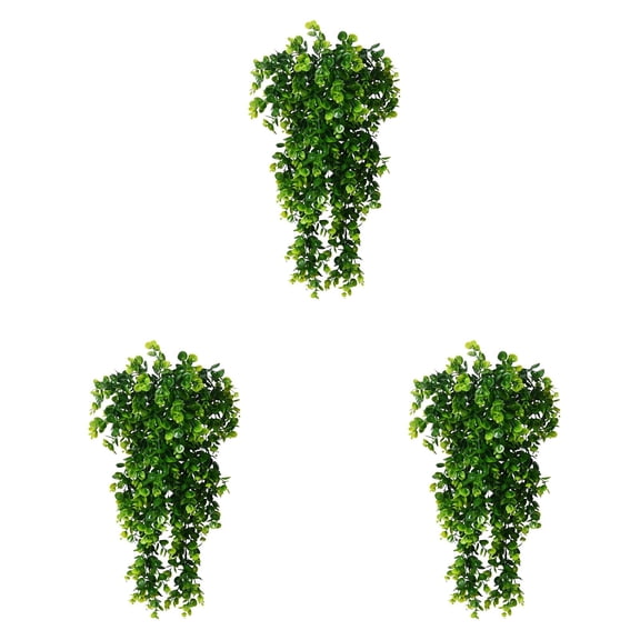 BKBP Artificial Hanging Plants, 2.6ft Fake Ivy Vine for Wall House Room for Wall Indoor Outdoor Decoration (No Baskets)