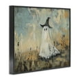 thumbnail image 3 of Stupell Industries Halloween Witch Hat Ghostie Black Framed Giclee Art, design by Creative Studio, 24 x 30, 3 of 8