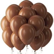 PMU Balloons 11 Inch PartyTex Premium Chestnut Brown Latex Pkg/25