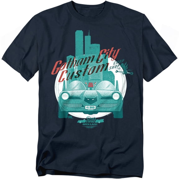 Batman T-Shirt Father'S Day Dad'S Garage Gotham City Chop Shop Unisex Graphic Tee for Men & Women