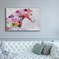 thumbnail image 5 of Epic Graffiti 'Abstract Pink Horse' by Irena Orlov, Canvas Wall Art, 60"x40", 5 of 8