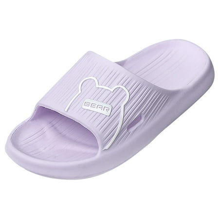 

KmaiSchai Strap Sandals For Women Women Slippers New Pattern Style Fashion Trend In Summer Cute Cartoon Flat Bottom Comfortable Non Slip Slippers House Slippers With Arch Support For Women Moccasins