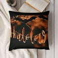 thumbnail image 3 of YINGXI Halloween Decorative Pillow Covers Happy Halloween Throw Pillow Cases Holiday Decor Cushion Covers for Sofa/Couch/Porch (Orange/Black) 20x20in, 3 of 5