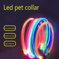 thumbnail image 4 of Praeter Dog Collars Pet PVC Tube USB Charging Light Emitting for Pets Walking at Night Orange S, 4 of 6