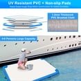 thumbnail image 2 of Muelle flotante inflable GZKYYLEGS de 8 pies x 6 pies con bomba de aire y bolsa, 2 of 7
