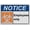 Warning Sign 5, variant on Industrial ANSI Horizontal Employees Only Sign - 8"x12" Weatherproof, UV Resistant for Indoor/Outdoor Workplace (Employee entrance only)