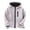 Light Gray, variant on shqvo Kids Fall Jacket for Boys Girls Zip UP Hooded Windproof Outerwear Coat Soft Casual Sports Coat Age 6-18 Years