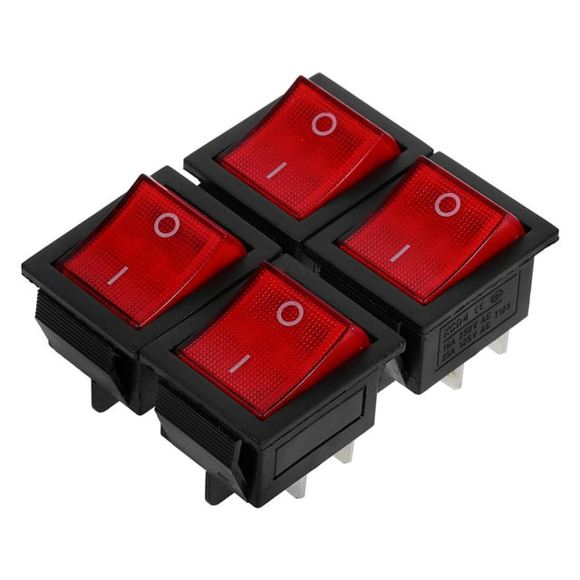 4pcs High-Performance Generator Control Rocker Switch Easy Install Engine Switch Essential Generator Accessory For Control Panel Use