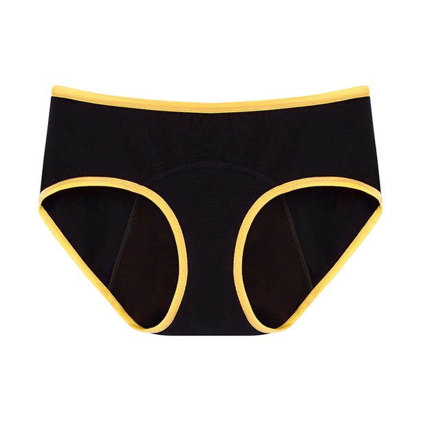 Braguitas menstruales impermeables de cintura alta para mujer - Talla grande, nailon/spandex, protección fisiológica - Tallas S-XL