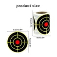 thumbnail image 3 of Adhesive Paper Shooting Targets Roll Reactive Bullseye Stickers for Practice Training Marksmanship Indoor Outdoor Use, 3 of 6