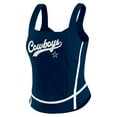 thumbnail image 2 of Women's WEAR by Erin Andrews Navy Dallas Cowboys Square Neck Tank Top, 2 of 5