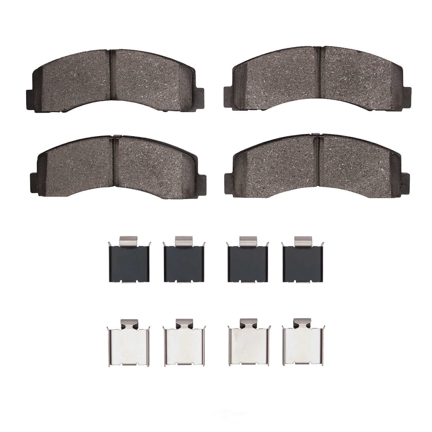 Dynamic Friction Company 1400-2087-01 DFC Ultimate Duty Performance Brake Pads and Hardware Kit