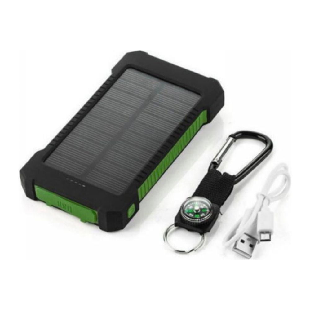 50000mAh High Capacity Solar Power USB Battery Bank Super Rugged Portable Waterproof 4 Charge Ports LED Light