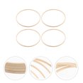 thumbnail image 3 of 4pcs Reusable Embroidery Circle Hoops DIY Craft Sewing Hoops Bamboo Stitching Hoops, 3 of 8