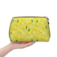 thumbnail image 4 of Rateoe Bright Lemons for Travel Makeup Bag,Large Capacity Cosmetic Bags for Women,Waterproof Portable Pouch Open Flat Toiletry Bag Make up Organizer, 4 of 8
