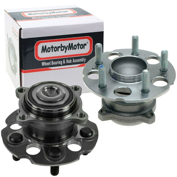 MotorbyMotor 512320 Rear Wheel Bearing Hub Assembly Replacement for 2005 2006 2007 2008 2009 Honda Odyssey Wheel Hub Assembly (2 Pack) w/5 Lugs