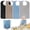 Blue, variant on Pozico 4 Pack Adult Bibs, Washable Waterproof Clothing Protector with Crumb Catcher for Men Women Elderly, 30x18 Inch Upgraded Fabric, Blue