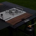 thumbnail image 4 of IGT Tablero Extensión Mesa Placa Unidad Portátil Picnic para Barbacoa 2 Piezas Multifuncional Acampar Al Aire Libre, 4 of 9