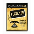 thumbnail image 2 of Stupell Industries Love Call Vintage Comic Book Yellow Design Framed Wall Art by Ester Kay, 2 of 5