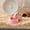 Cherry Pink, variant on New Small Animal Feeding Bowl, Hamster and Parrot Water Bowl, Anti-Spill, Durable and Easy to Clean, Suitable for Birds and Small Pets, Cage-Specific Feeding Dish