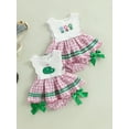 thumbnail image 3 of BemeyourBBs Baby Girl Romper Dress Golf Embroidery Sleeveless Round Neck Bodysuit, 3 of 9