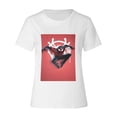 thumbnail image 4 of Miles Morales Pattern Women's T-shirt Size M Skin Friendly And Breathable, 4 of 6